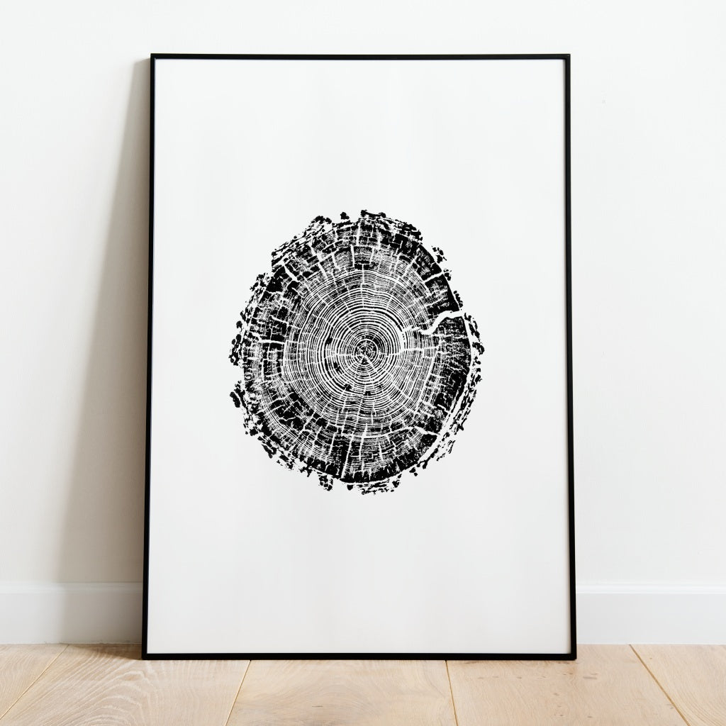 Print #4F - Fir - with Frame