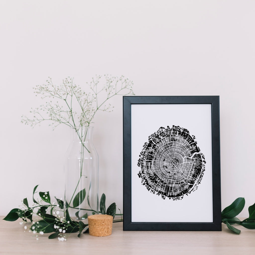 Print #4F - Fir - with Frame