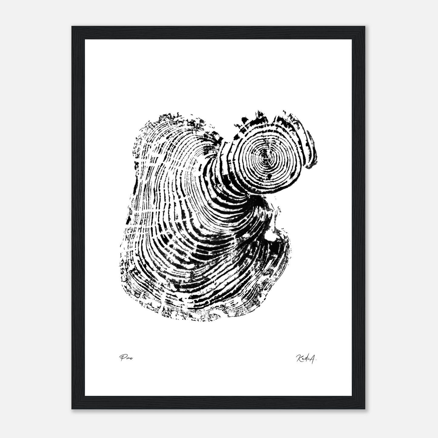 Print #16F - Pine - with Frame