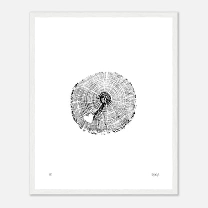 Print #27F - Fir - with Frame