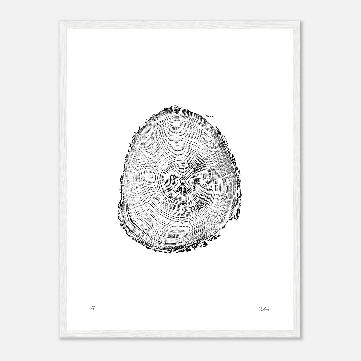 Print #2F - Fir - with Frame