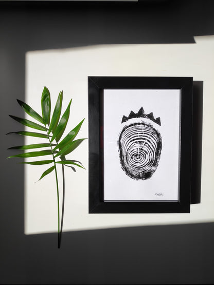 Print #17F - Fir - with Frame