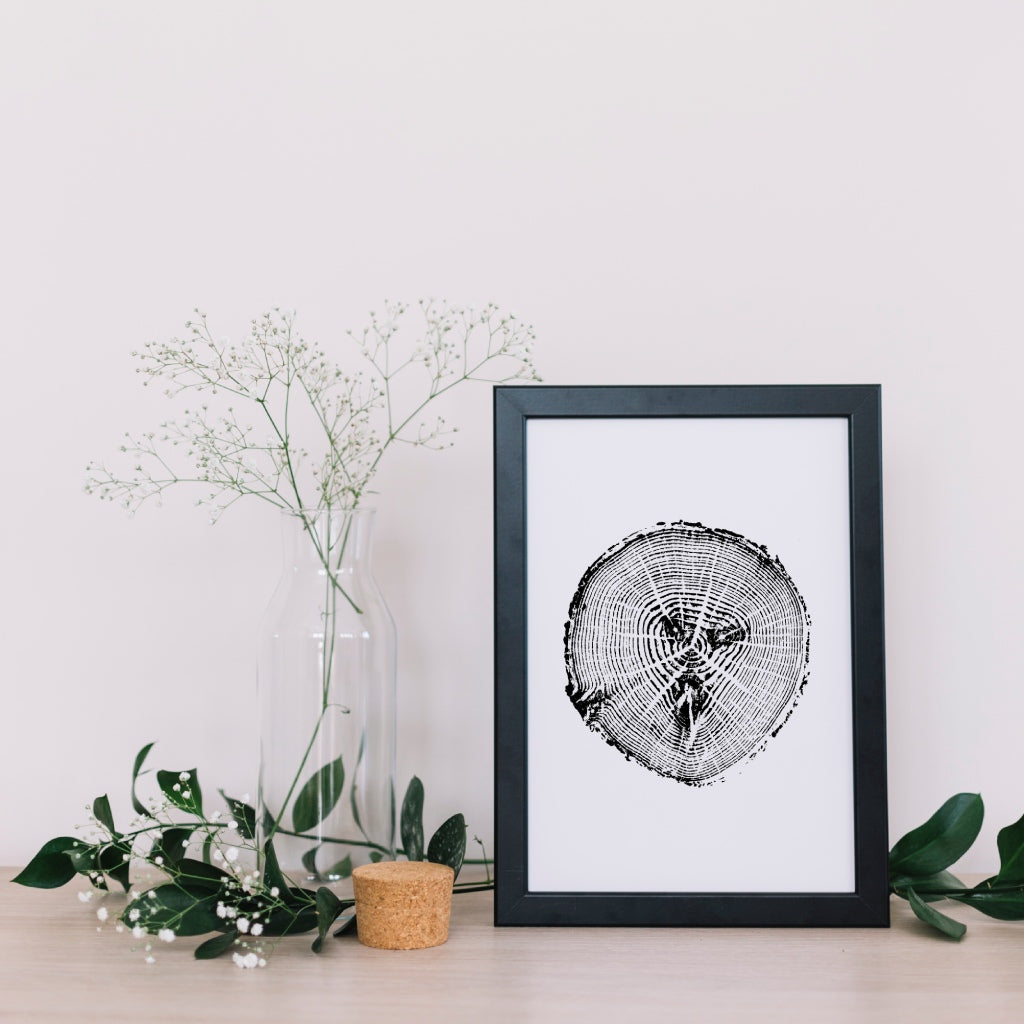 Print #8F - Fir - with Frame